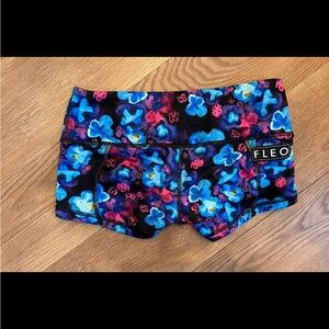 Fleo Blue and Pink Floral Shorts